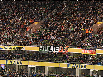 No Republic of Ireland fans al...